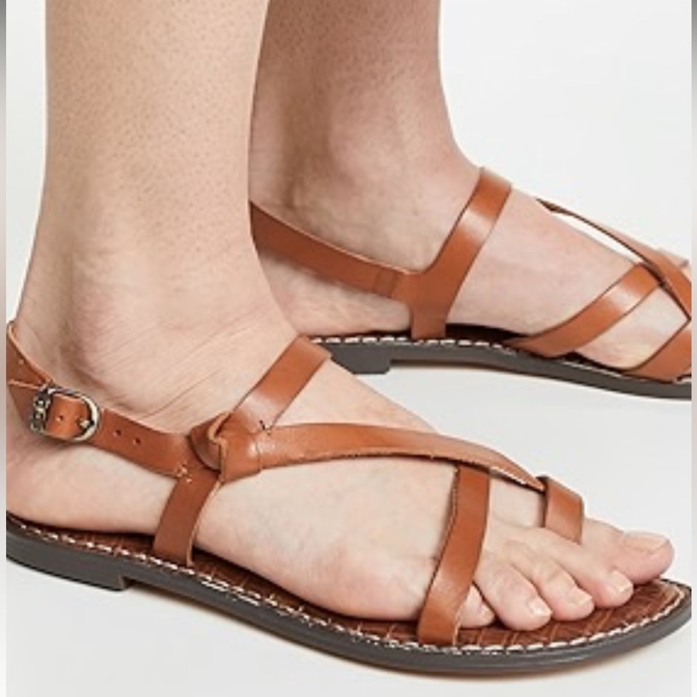 Sam Edelman Summer Gladis Brown Strappy Sandals Size 10 - Picture 11 of 11